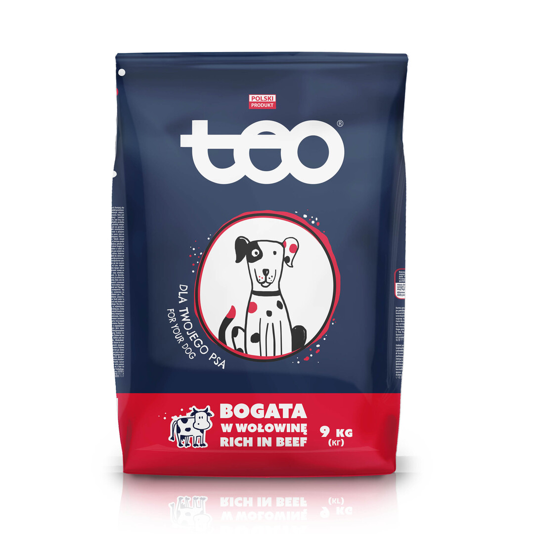 TEO DRY DOG FOOD RICH IN BEEF 9KG